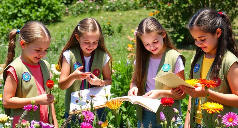 junior flowers badge requirements