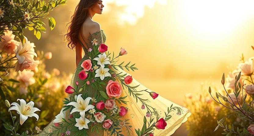 The Symbolism of Floral Fashion
