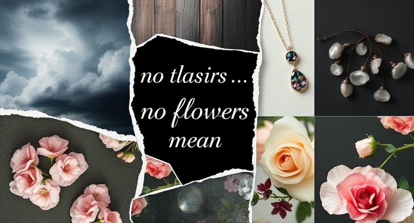 what does no rain no flowers mean