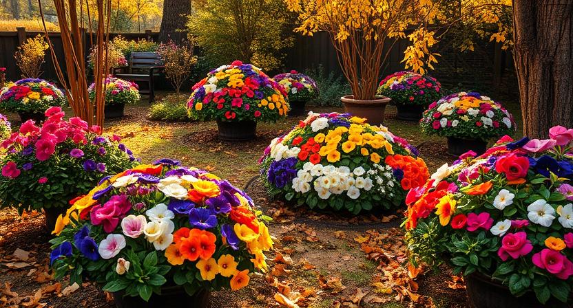 Fall Winter Flowers in Georgia