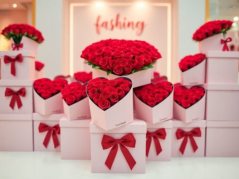 Heart Boxes for Flowers Wholesale: